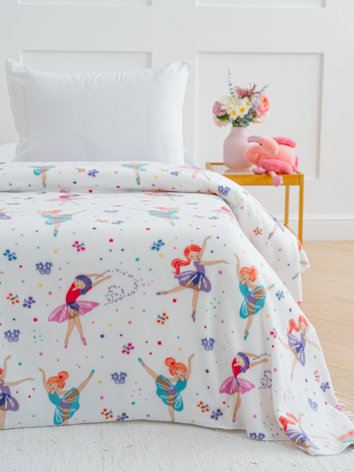 Плед Павлинка Балерины 100 x 150 см флис - фото 12