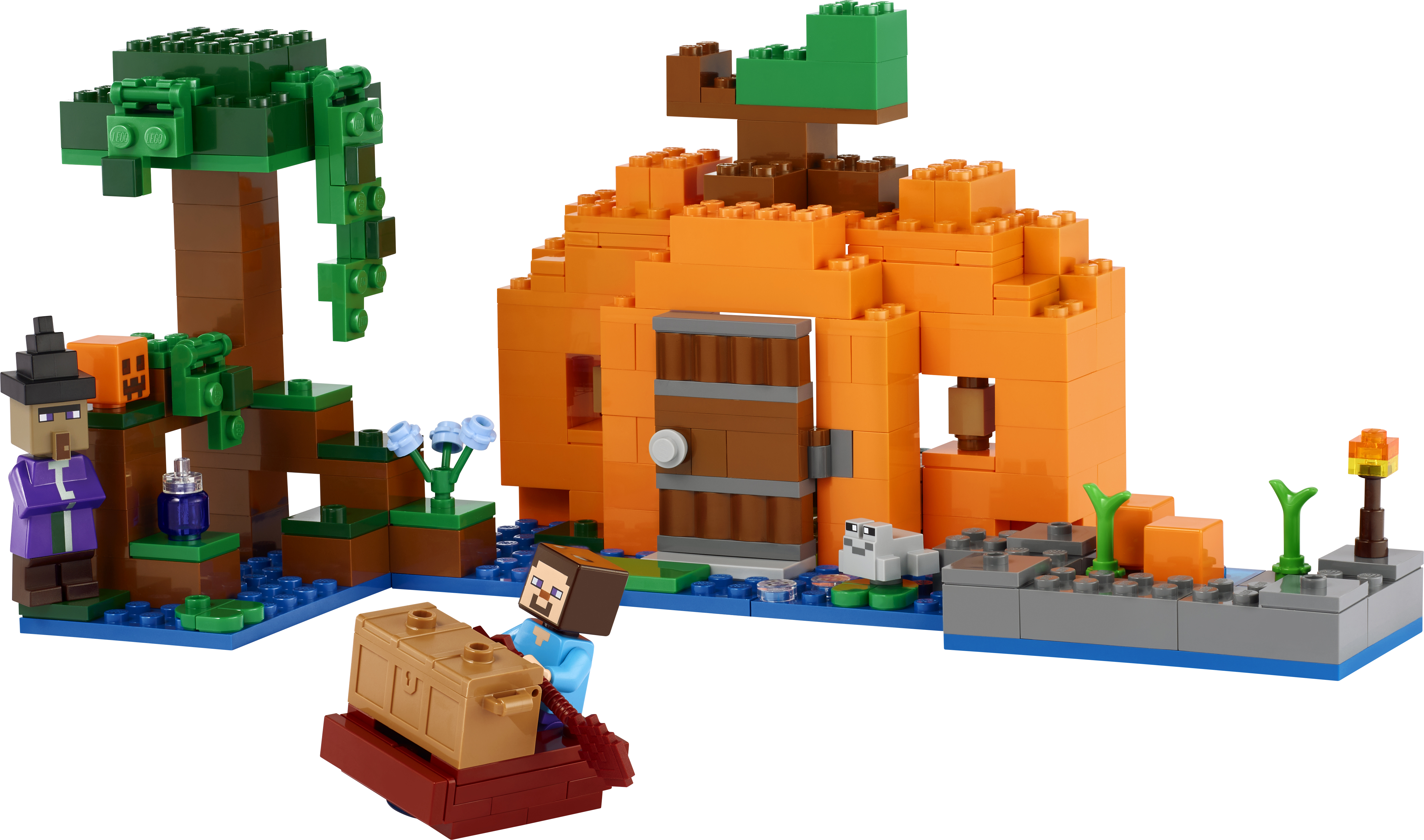 Конструктор LEGO Minecraft The Pumpkin Farm 257 дет. - фото 2