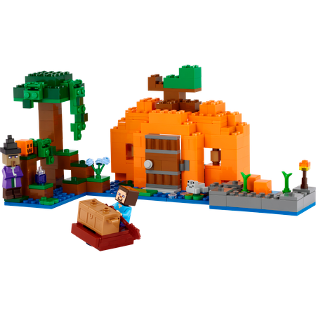 Конструктор LEGO Minecraft The Pumpkin Farm блочный