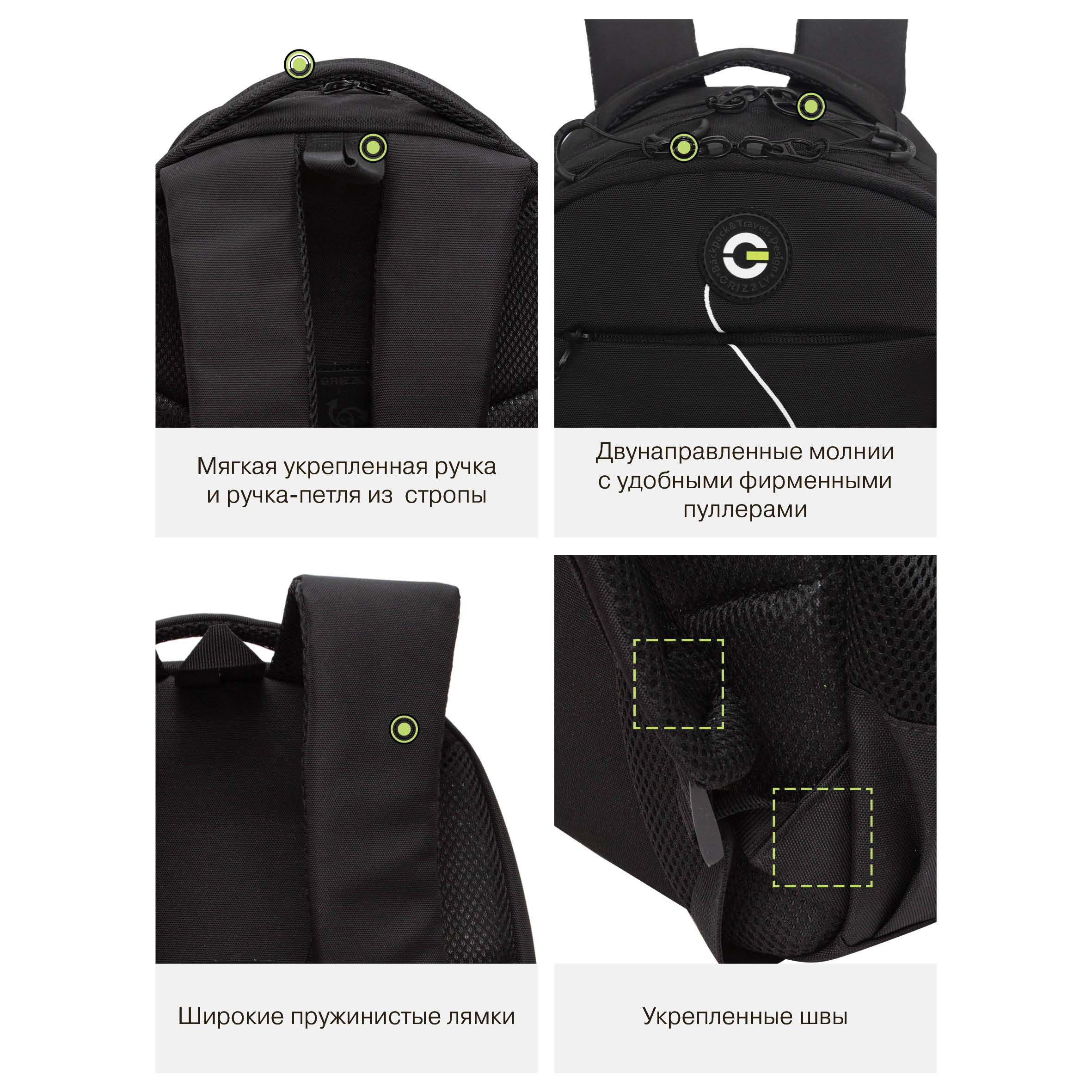 Рюкзак Grizzly для мальчика - фото 9