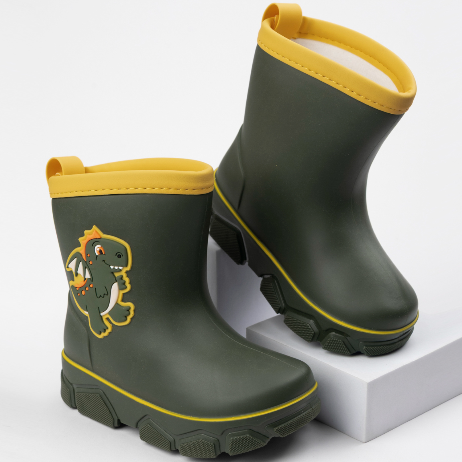 Сапоги резиновые TikkaGo 2L01_2521_khaki-yellow - фото 1