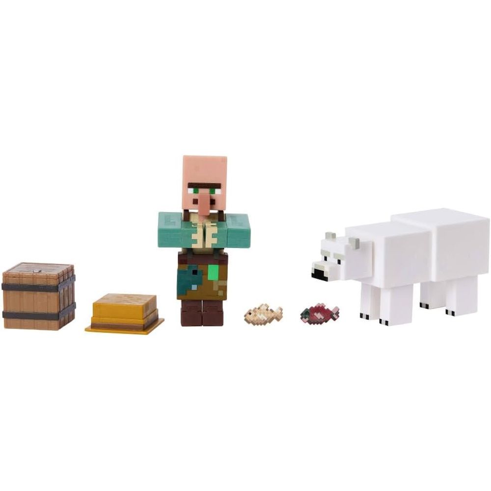 Игровой набор Minecraft Рыбак и Белый медведь - фото 3