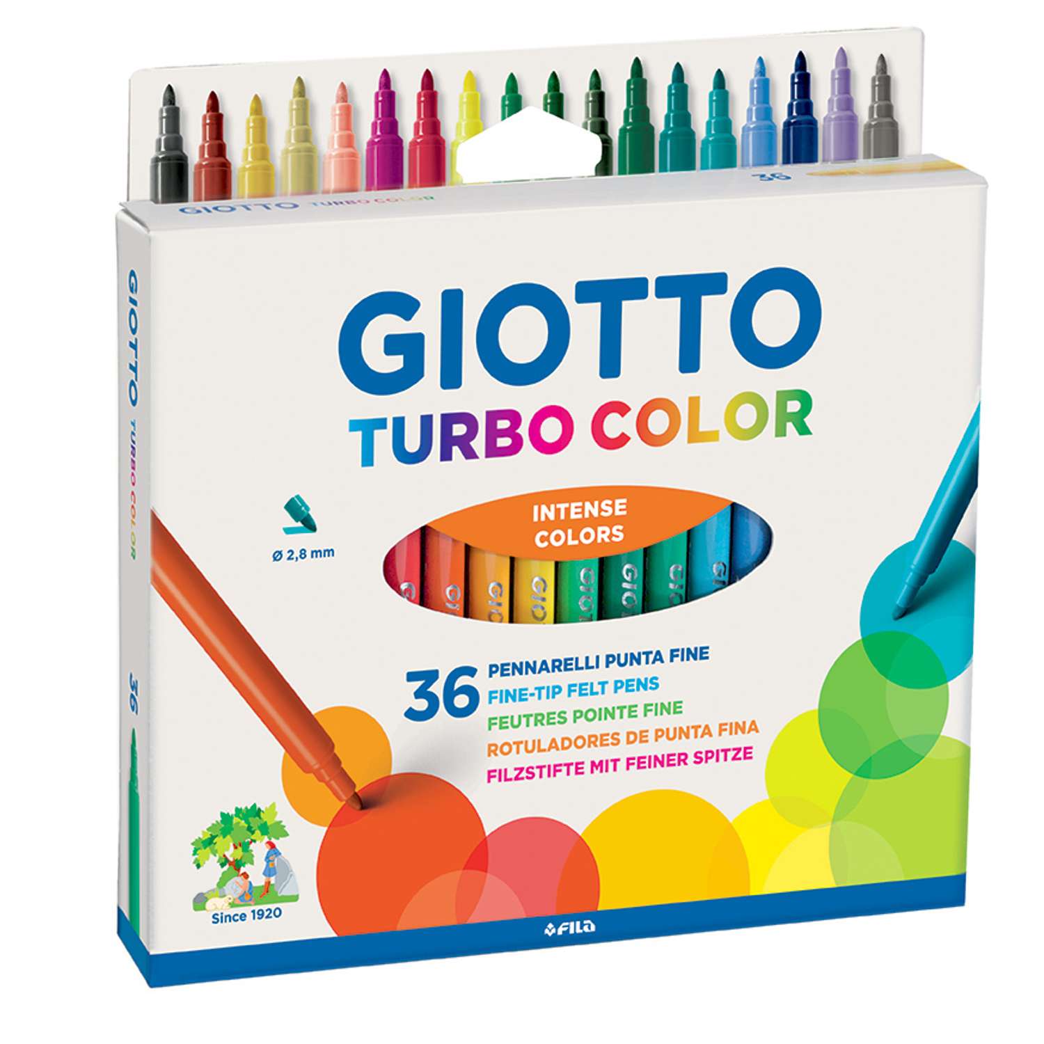 Фломастеры GIOTTO 36 цв. - фото 1