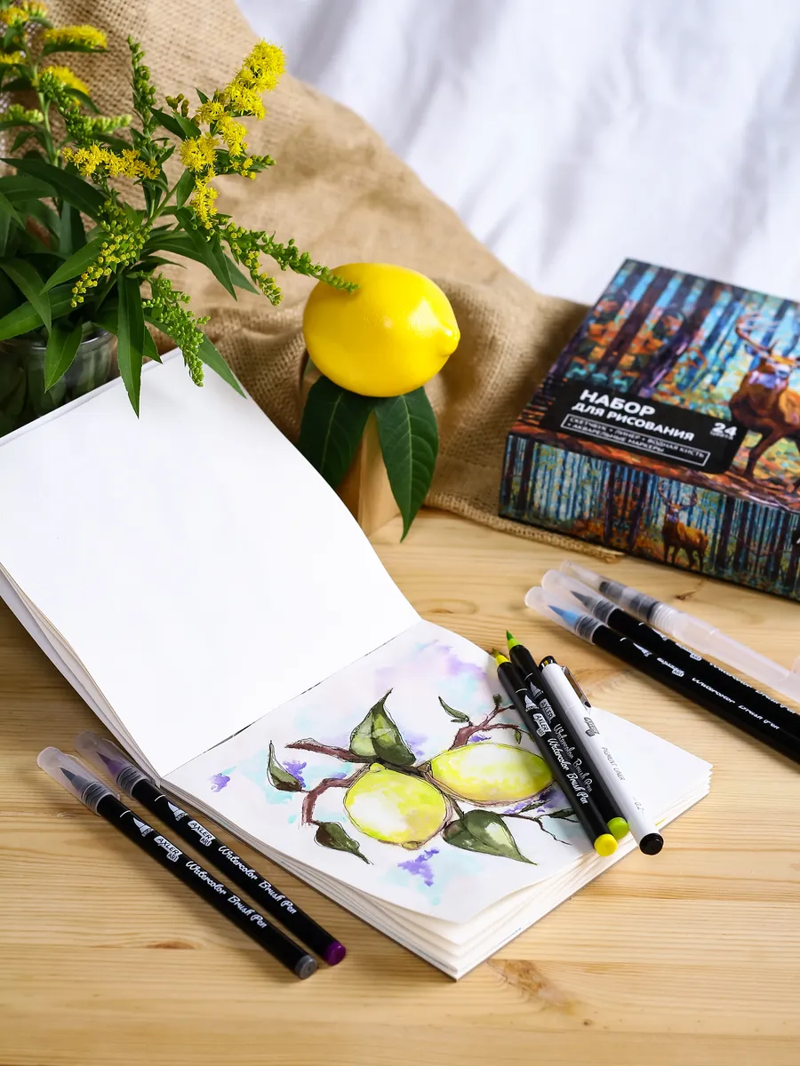 Маркеры AXLER 24 шт. - фото 2