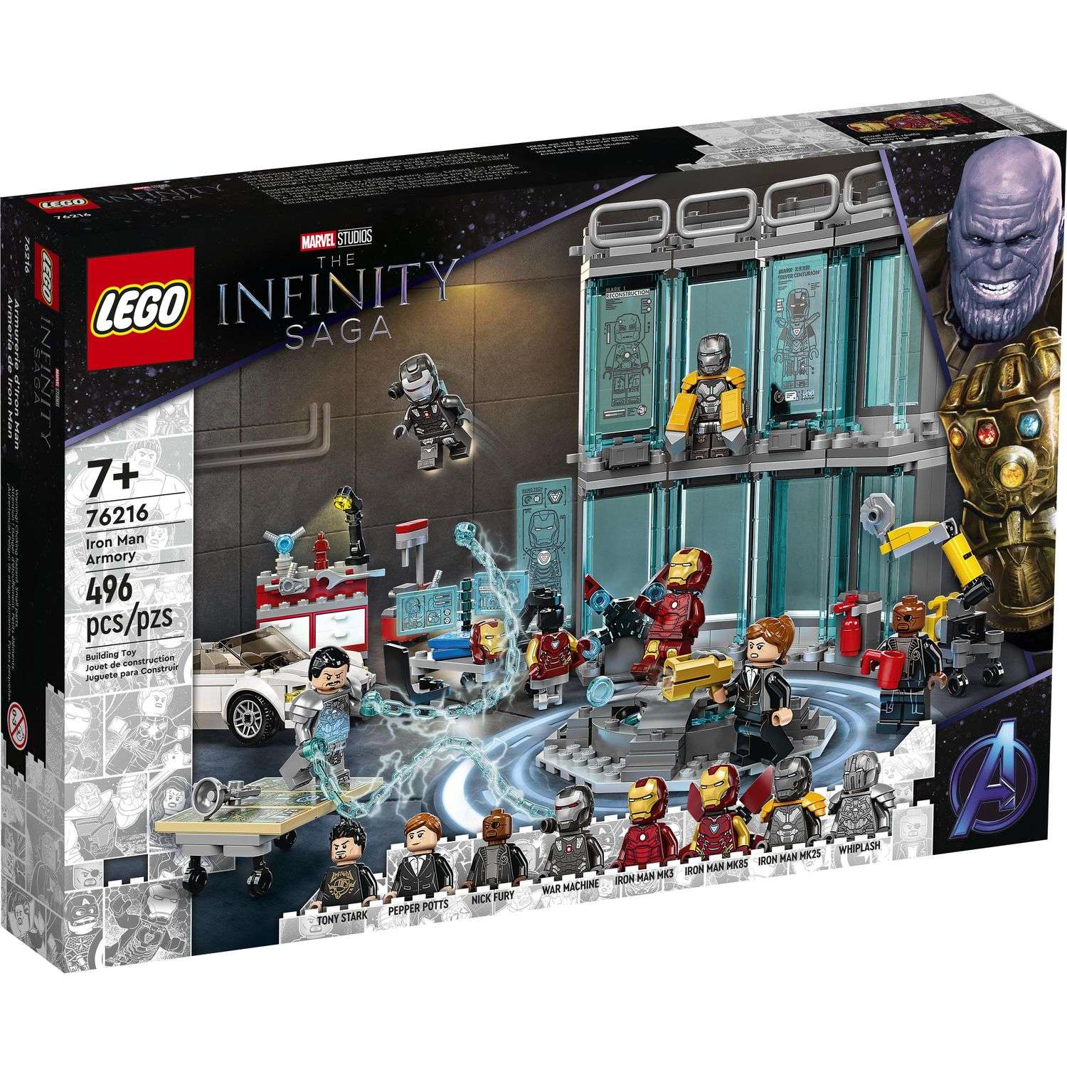 Конструктор LEGO Marvel Super Heroes Iron Man Armory 496 дет. - фото 1