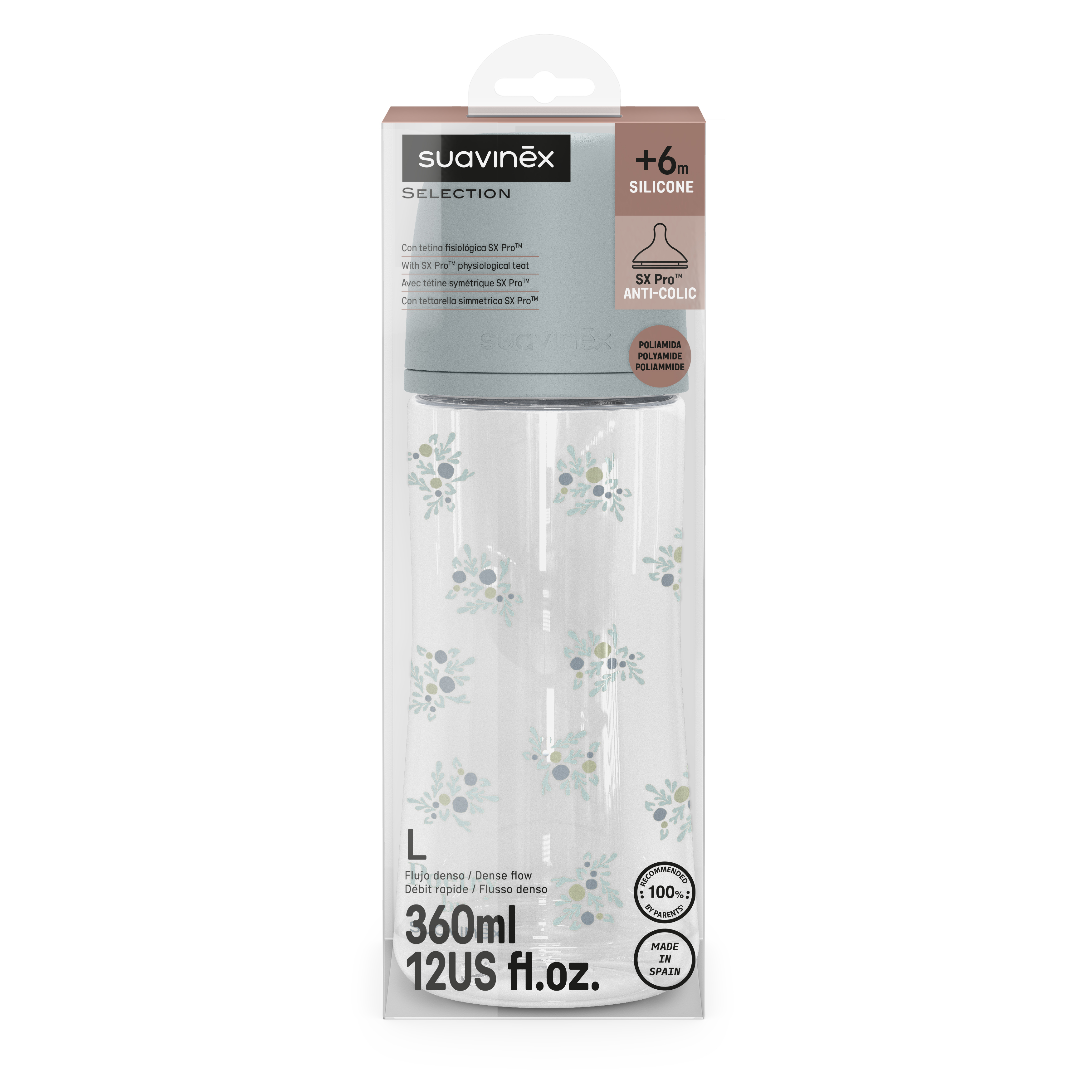 Бутылочка Suavinex 360 мл 1 шт. - фото 3