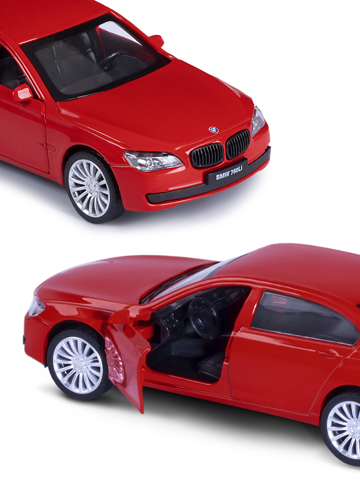 Автомобиль АВТОпанорама BMW 760 LI 1:46 JB1200131 - фото 8