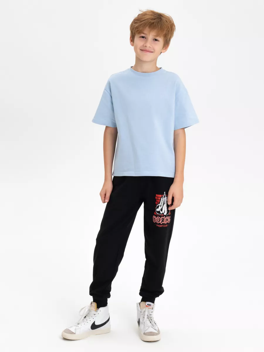 Брюки DANKIDS Брюки трикотажные Боксинг BLE-0021Т Темно-синий - фото 4