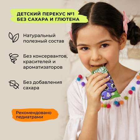 Батончики фруктово-овсяные Take a Bitey Клубника-яблоко 12 шт по 30 гр