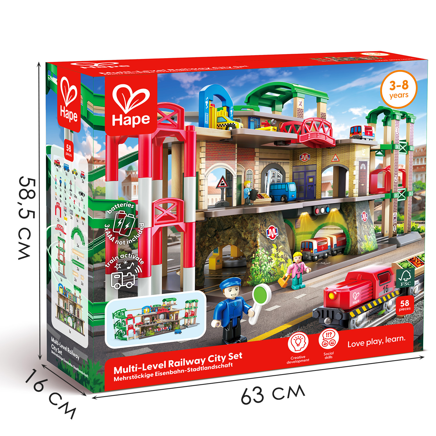 Набор железнодорожный Hape E3883_HP - фото 10