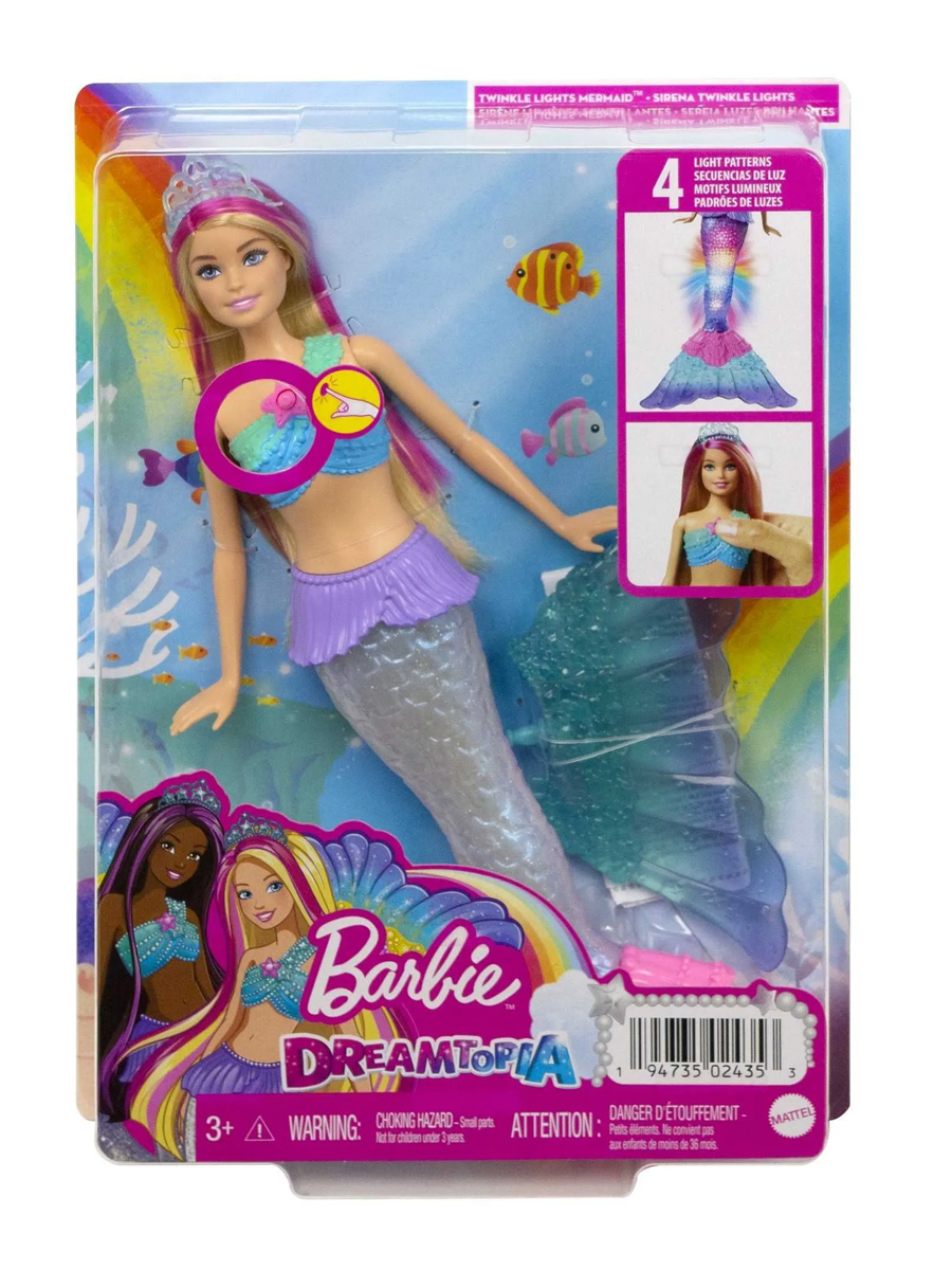Кукла классическая Barbie Сверкающая русалочка HDJ36 00-00019725 - фото 2