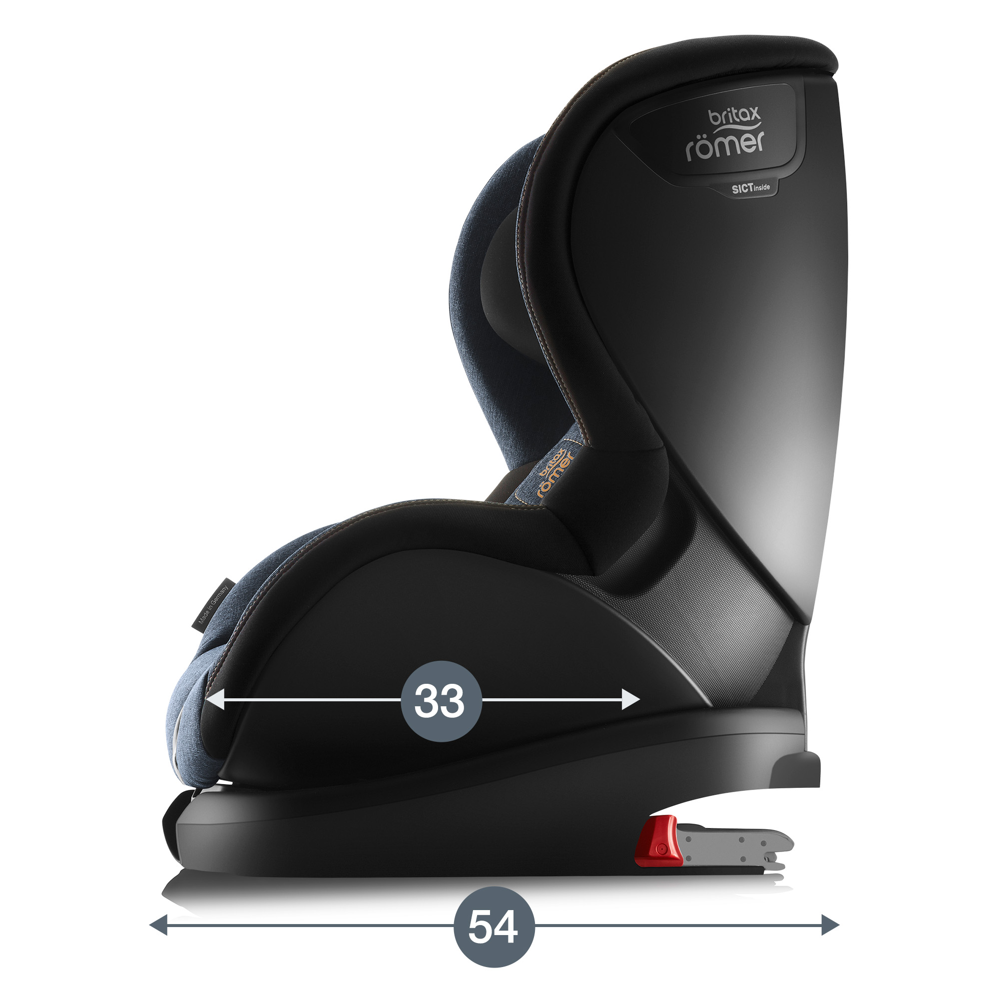 Автокресло Britax Roemer Trifix Blue Marble Isofix 1 (9-18 кг) - фото 12