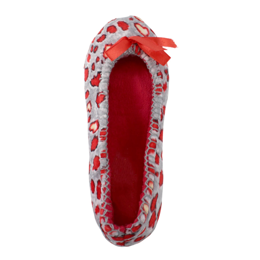 Тапочки Europen A9008-СВ EUROPEN Тапочки домашние,серо-красный - фото 3
