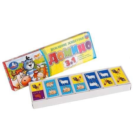 Настольная игра Умные игры Домино Простоквашино