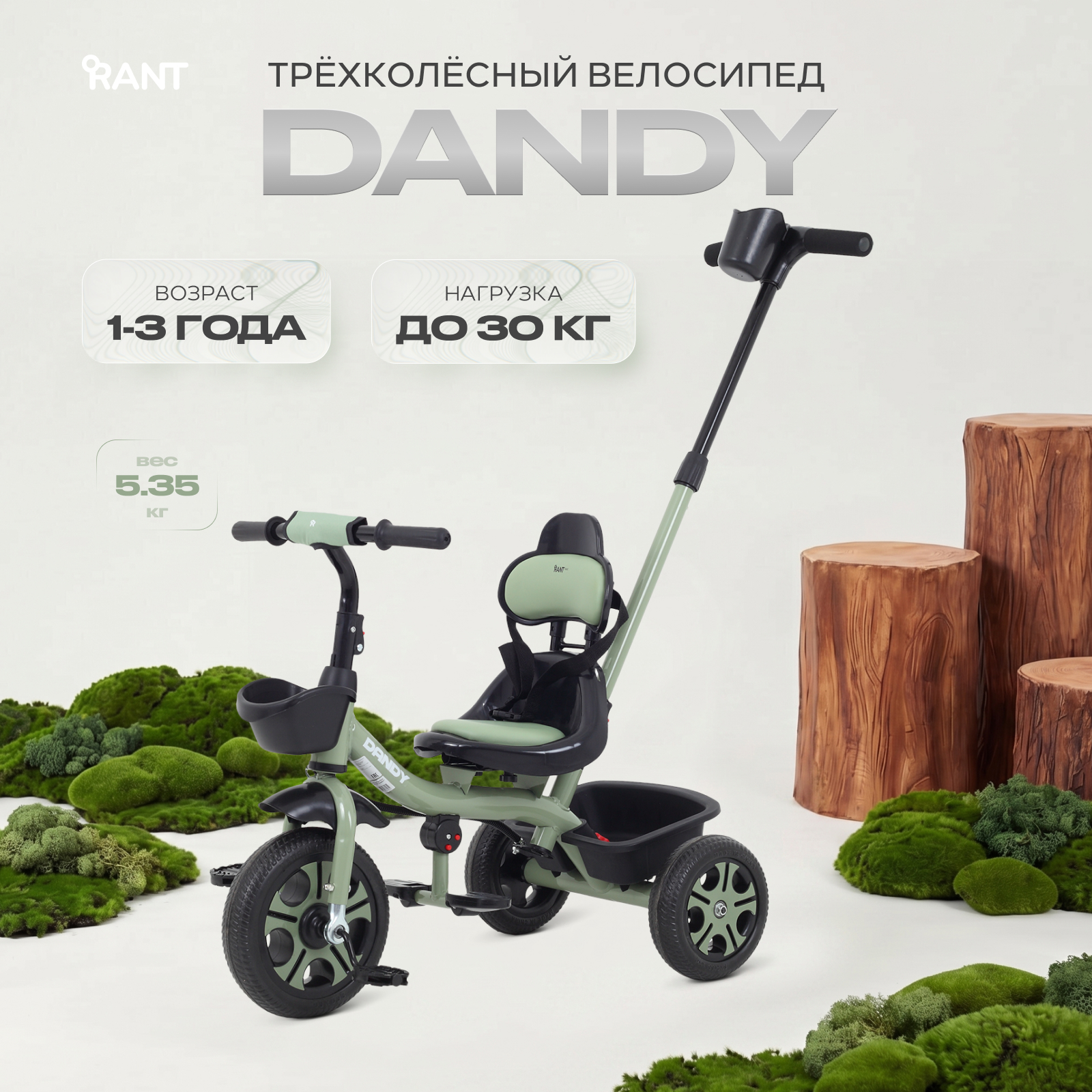 Изображение товара Трехколесный велосипед Rant Basic 10 дюймов Изображение товара Трехколесный велосипед Rant Basic 10 дюймов