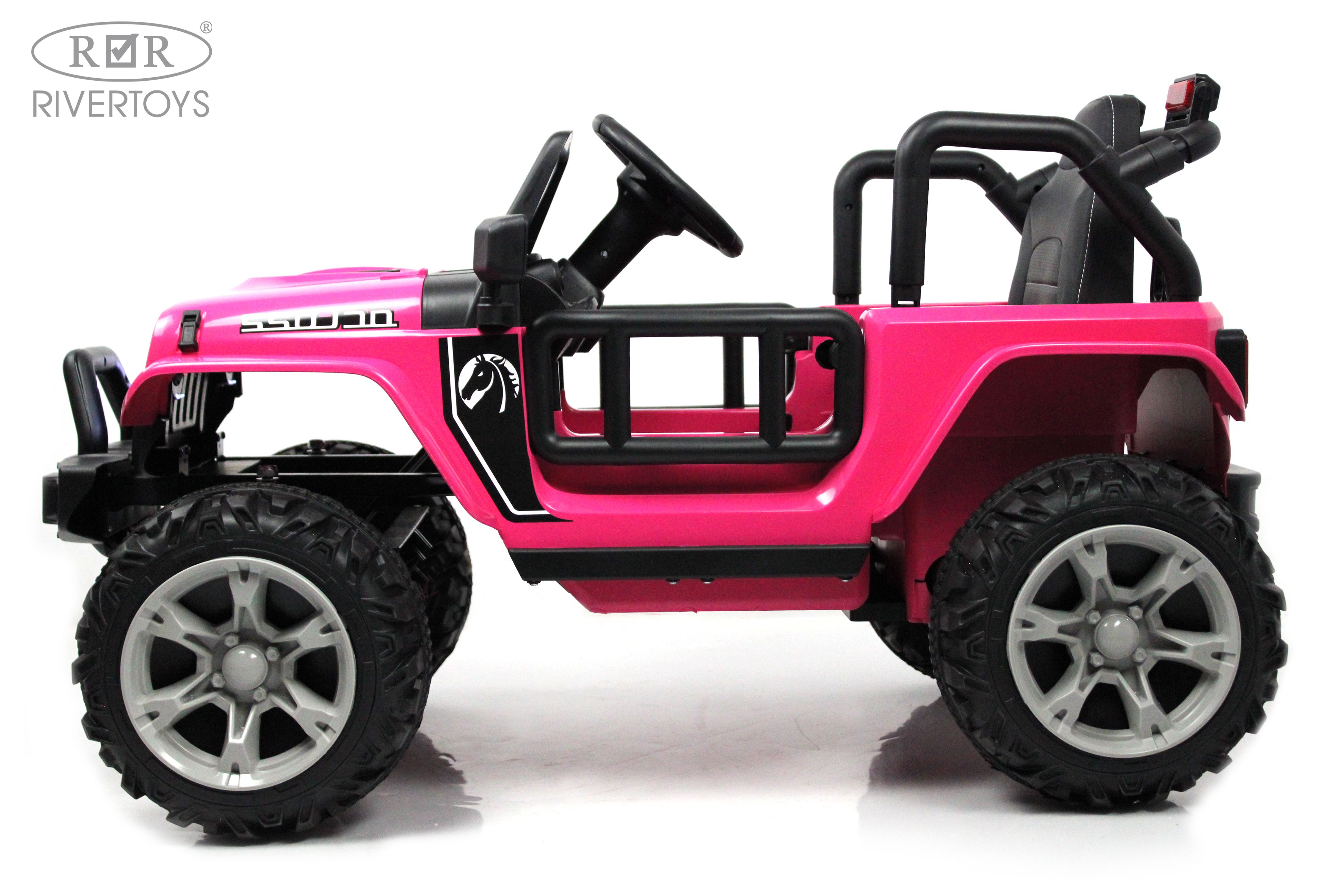 Электромобиль RIVERTOYS T222TT-4WD-PINK С пультом ДУ - фото 16