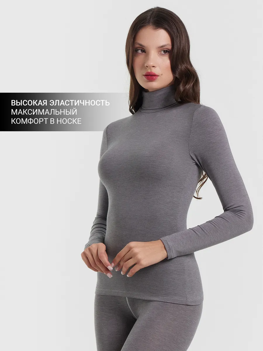Термолонгслив Mark Formelle (Марк Формэль) 602331/серый меланж 4306-А - фото 10