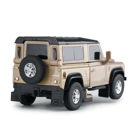 Автомобиль Rastar Land Rover Defender Трансформер 1:32 желтый