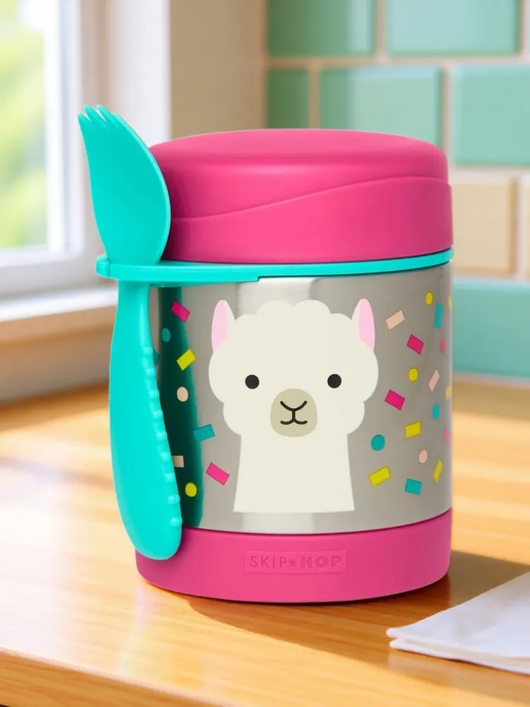 Термос Skip Hop со столовым прибором Лама Луна - фото 1