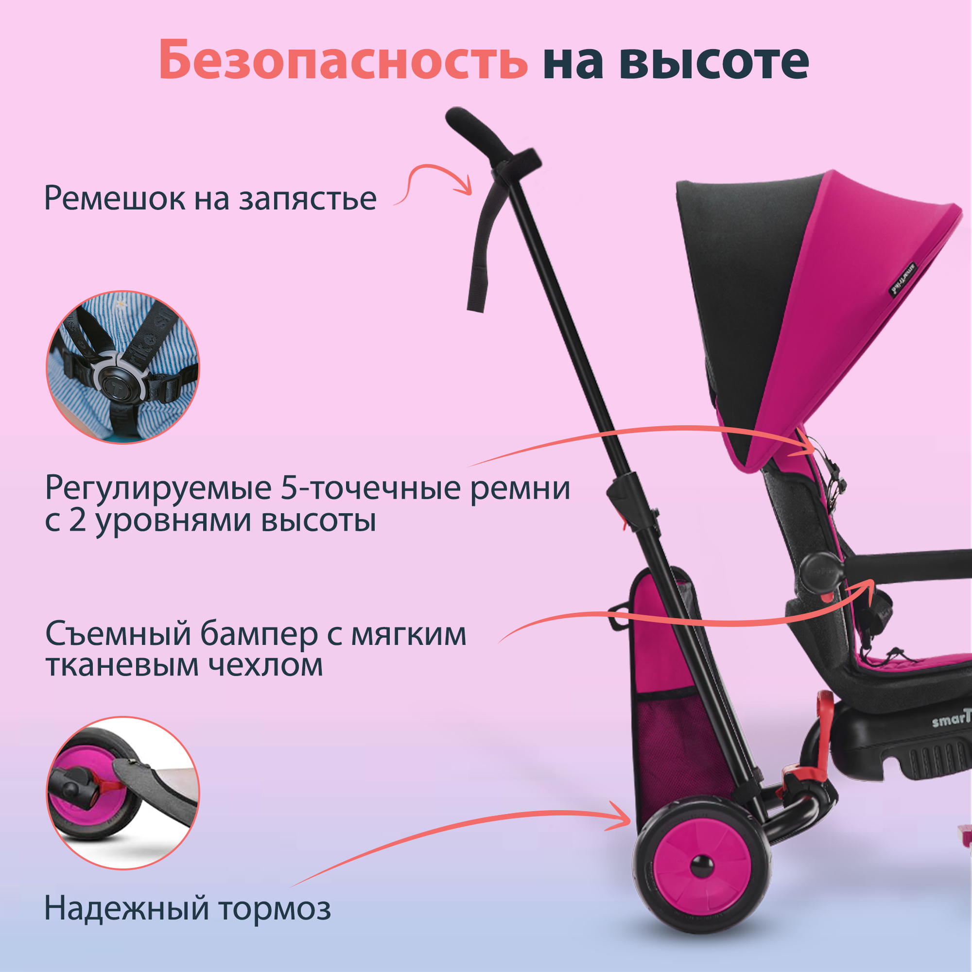 Трехколесный велосипед SmarTrike - фото 6