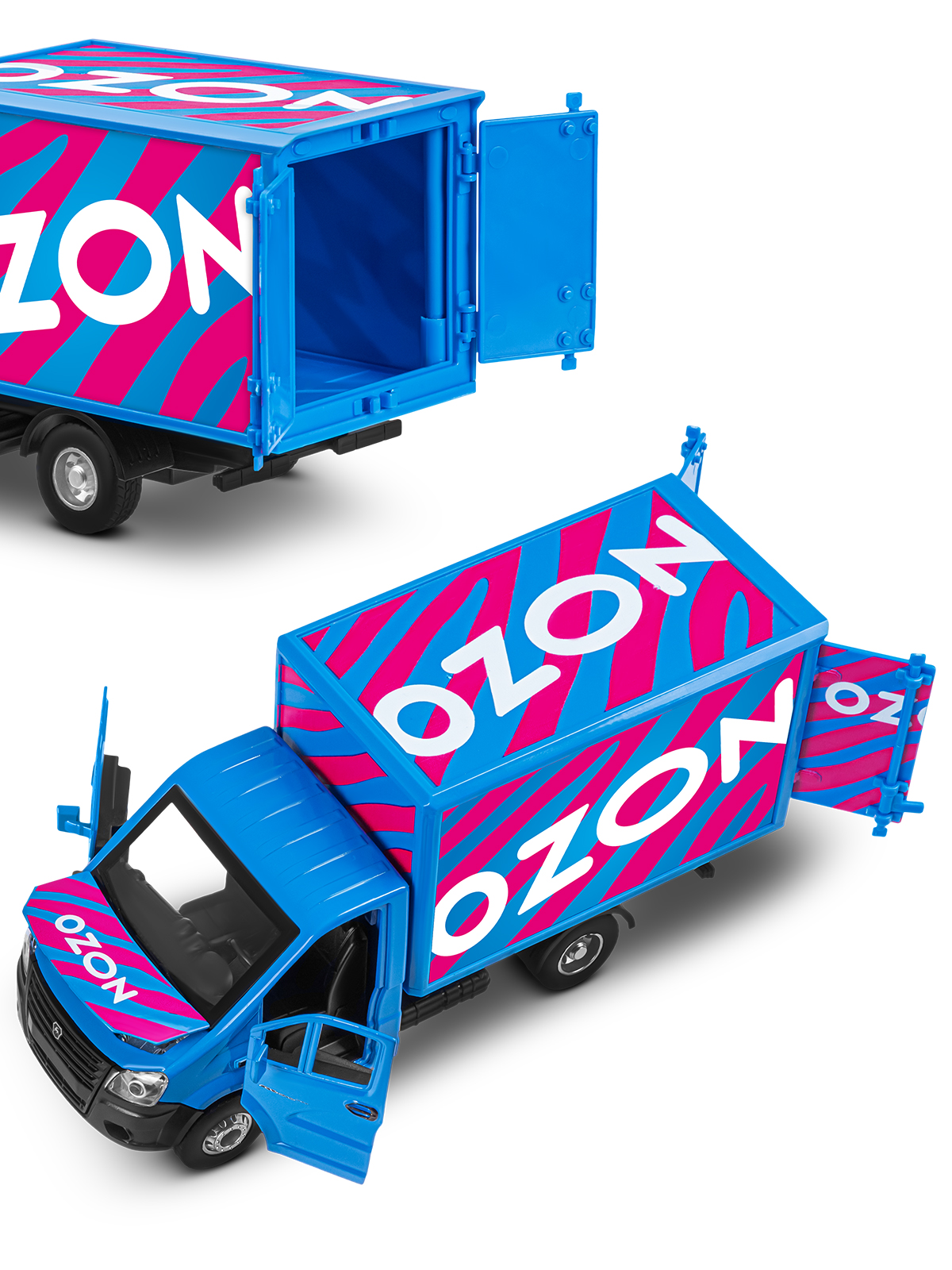 Грузовик АВТОпанорама ГАЗель Next Ozon 1:28 JB0405418 - фото 33