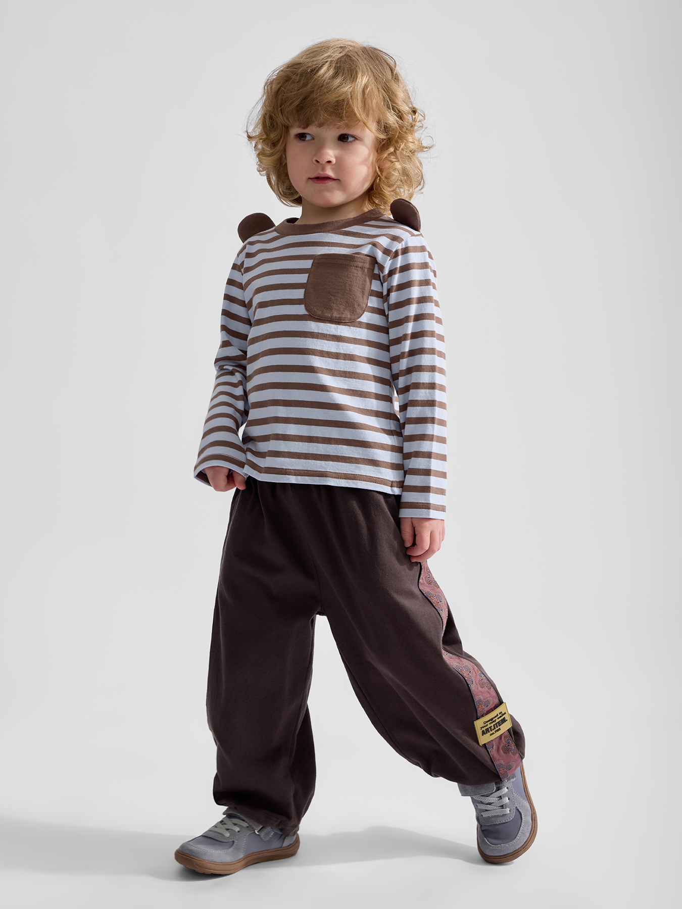 Лонгслив Happy Baby 88694-1_violet - фото 2