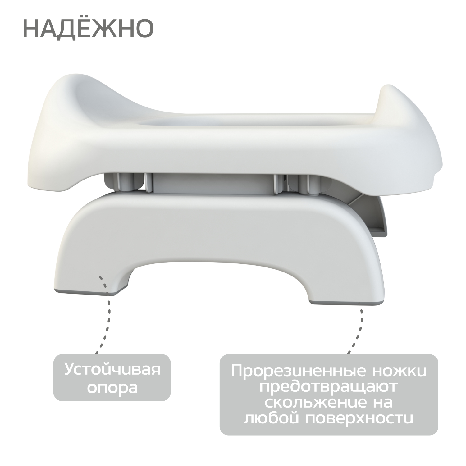 Горшок BabyGo Travel Дорожный белый - фото 2