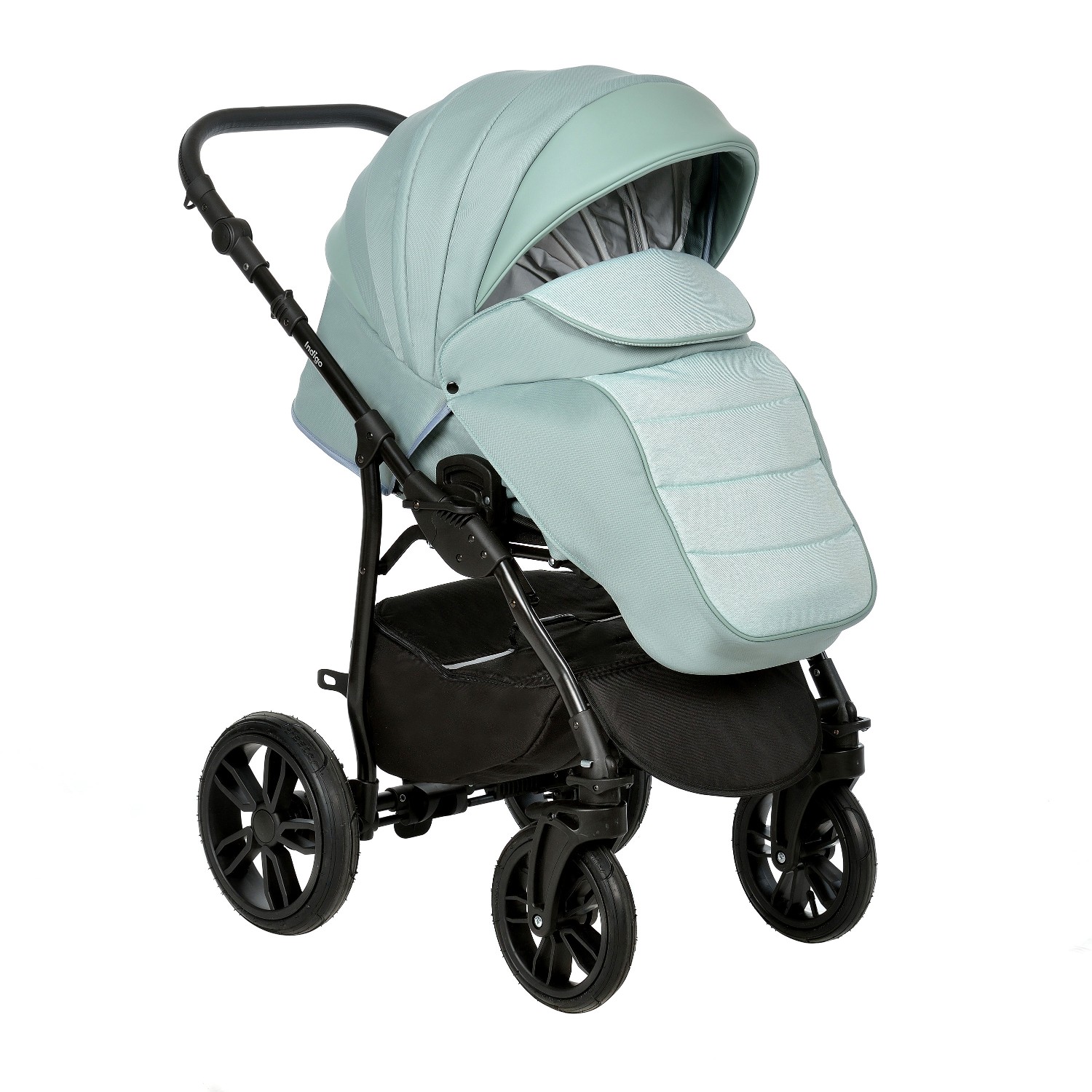 Коляска 2в1 Indigo Indigo (03) шалфей - фото 4