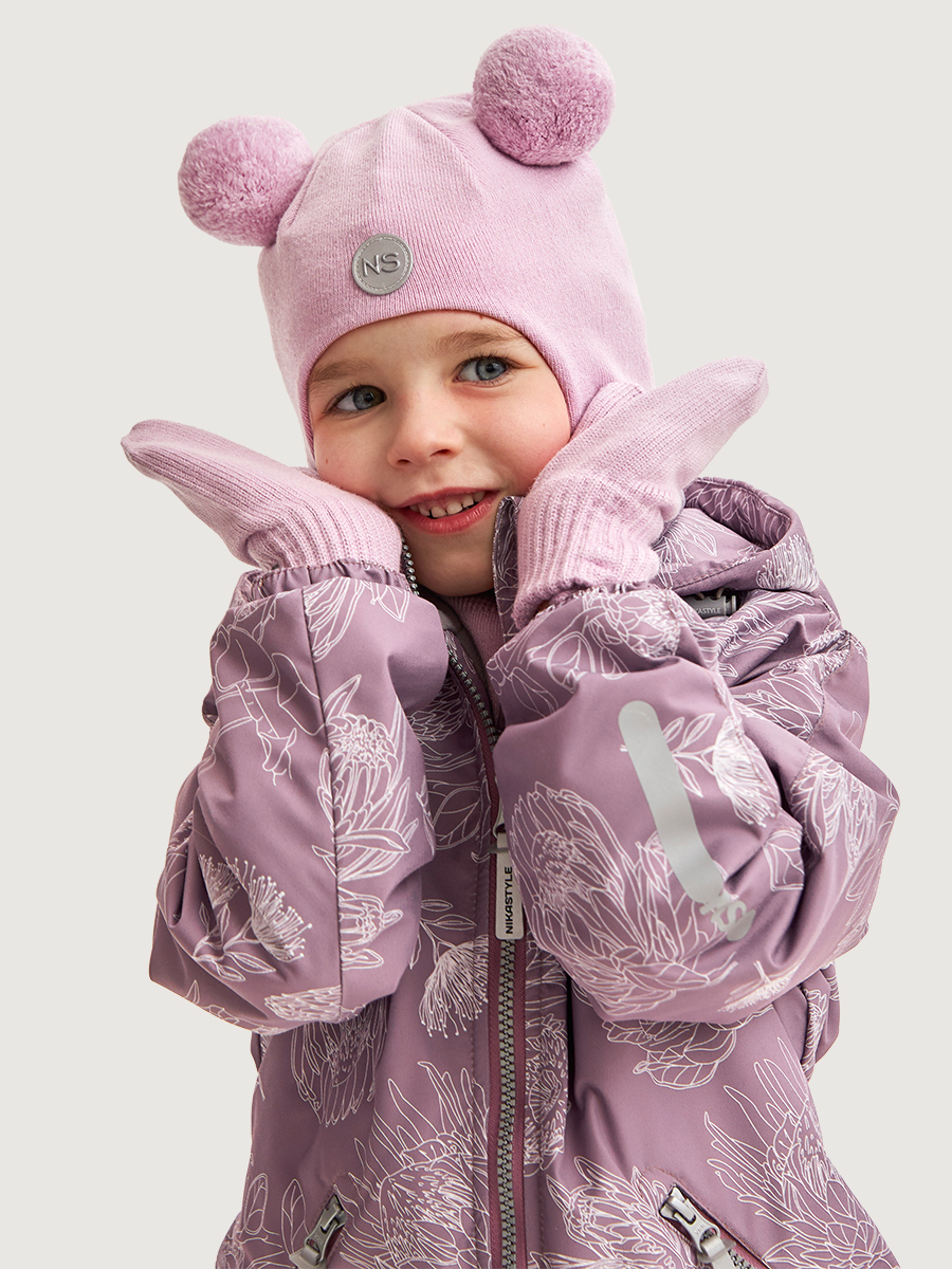 Варежки NIKASTYLE 14м12025 пудра - фото 3