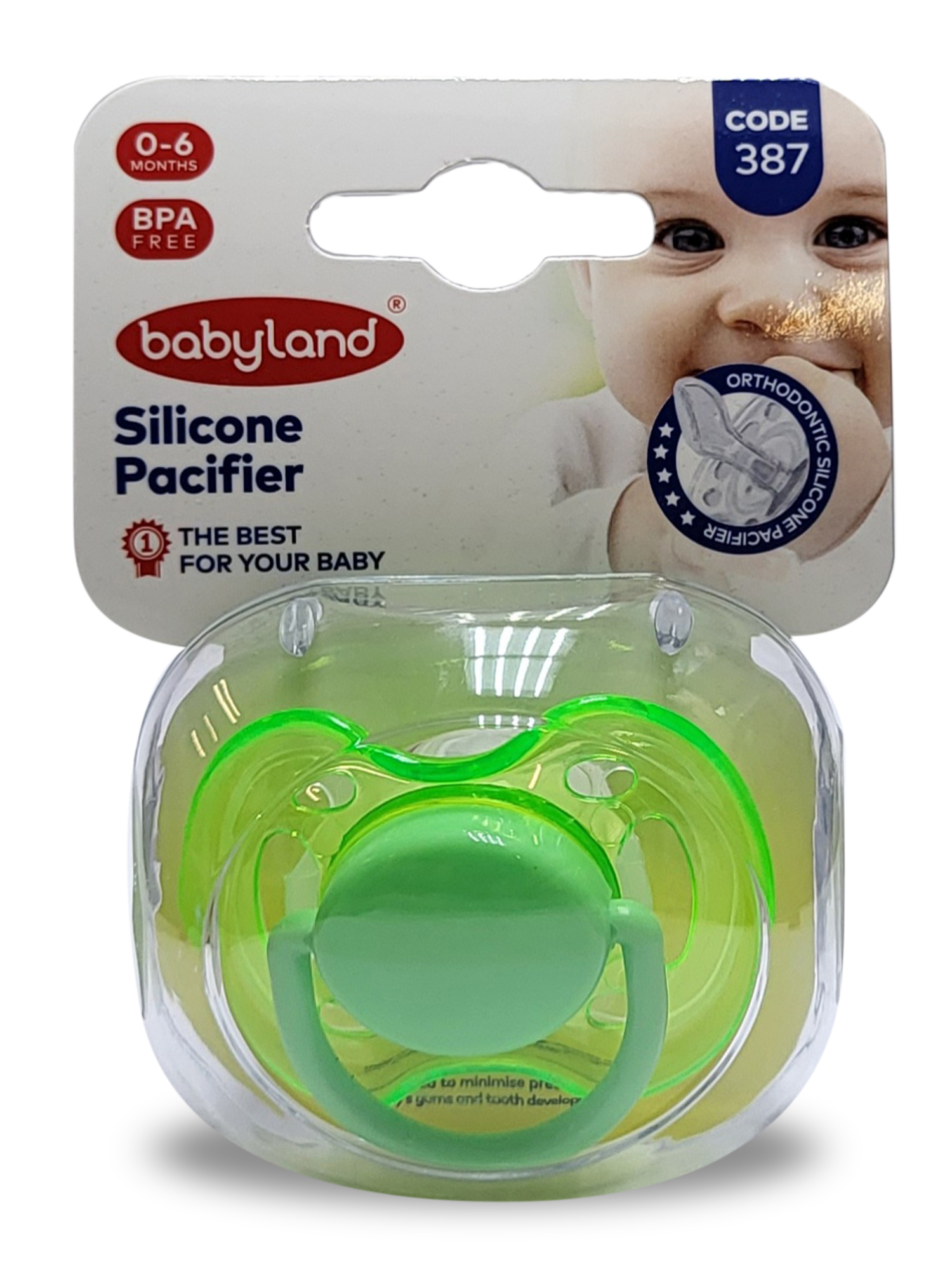 Пустышка Baby Land силикон анатомическая от 0 мес. - фото 2