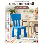 Стул be:plast Мамонт синий 1 шт.