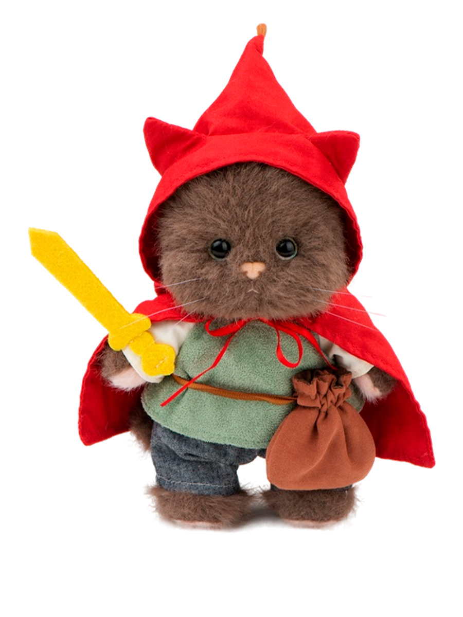 Мягкая игрушка TeddyTales Озорной котик Герой XS - фото 1