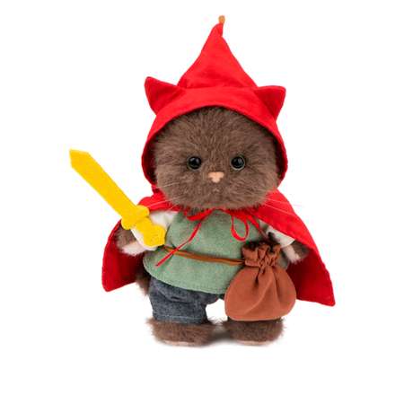 Мягкая игрушка TeddyTales Озорной котик Герой XS