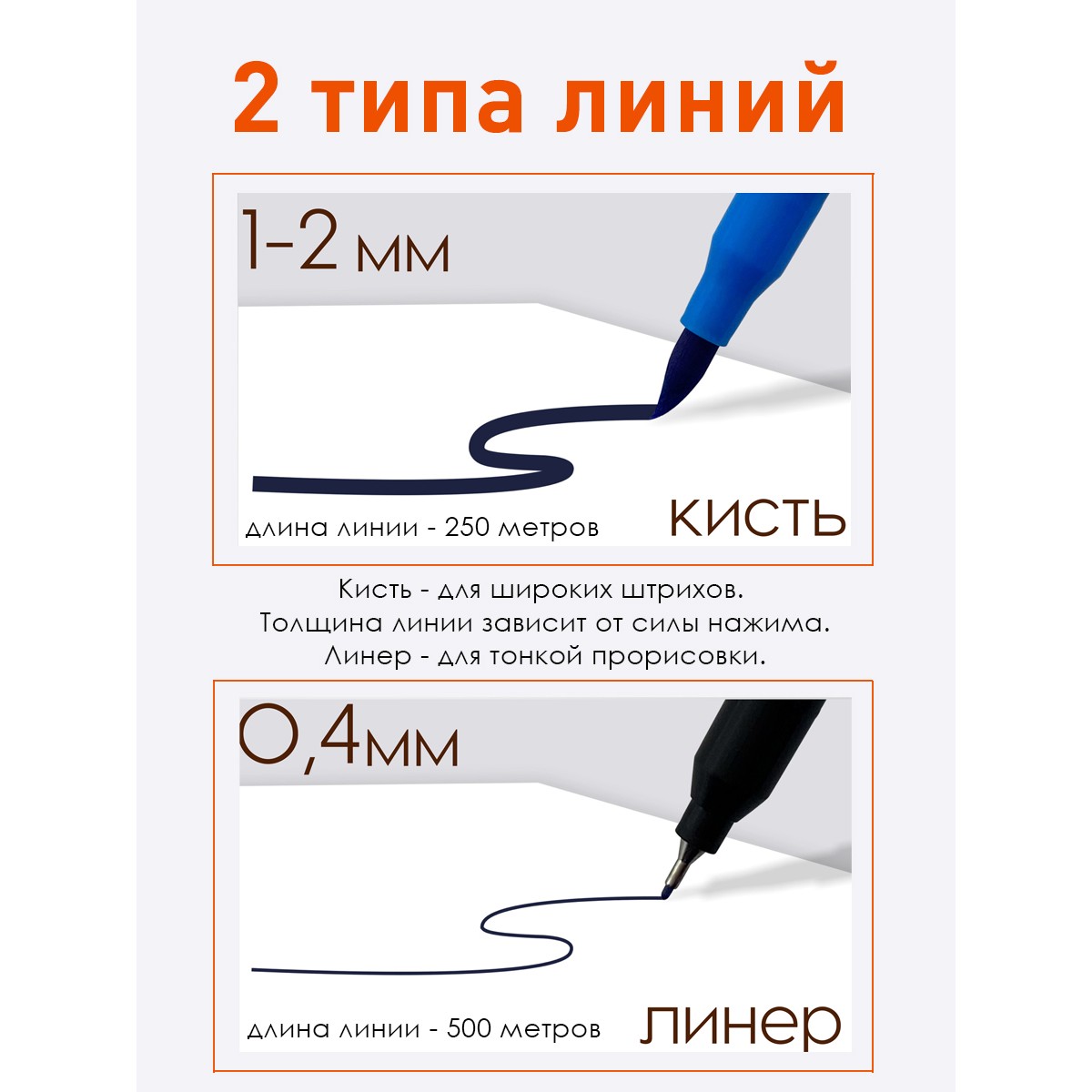 Маркеры Orange Peel 48 цв. - фото 3