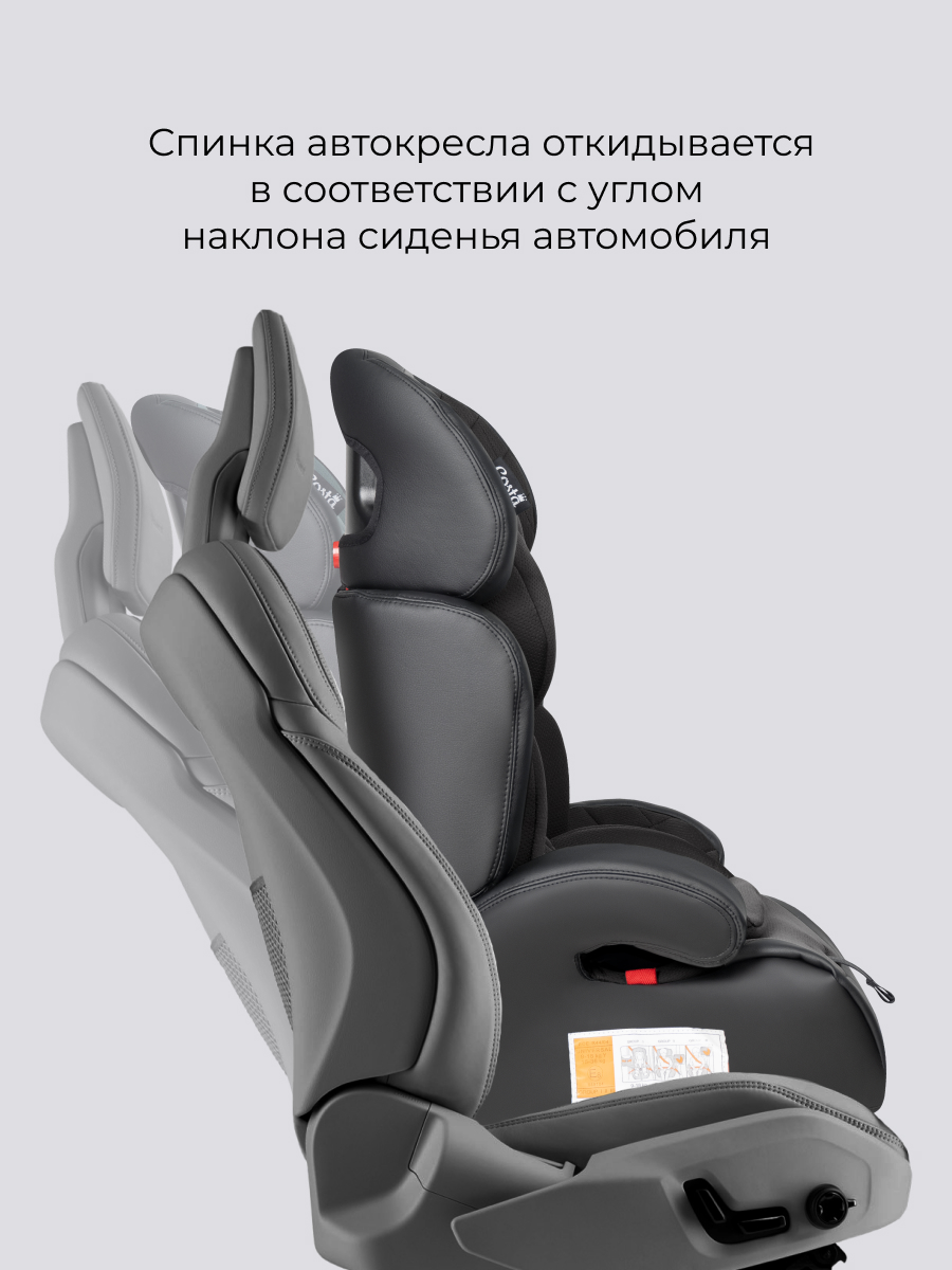 Автокресло Costa YB702A 1/2/3 (9-36 кг) черный - фото 3