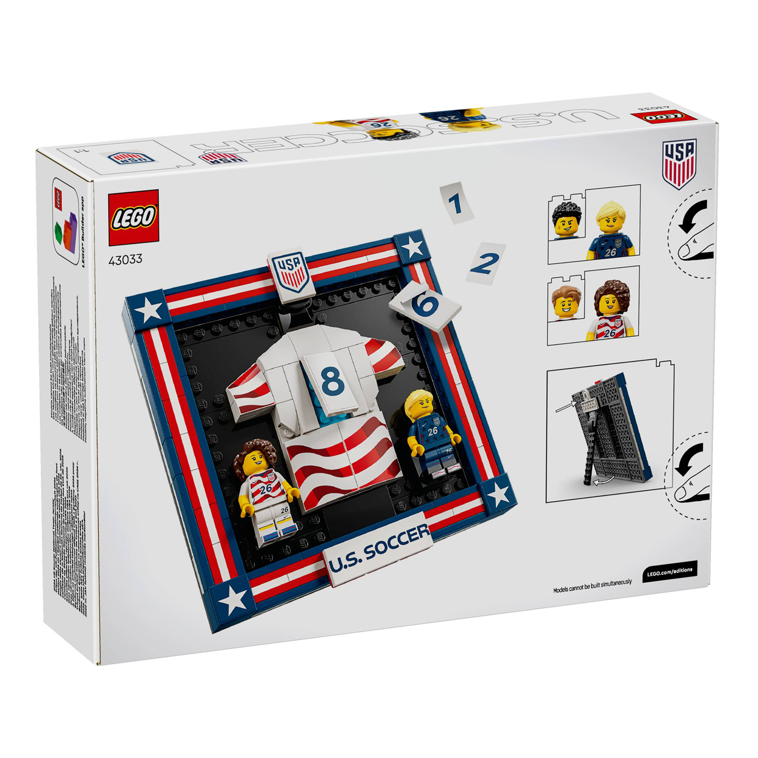 Конструктор LEGO Editions Футбольная форма США 2026 167 дет. - фото 3