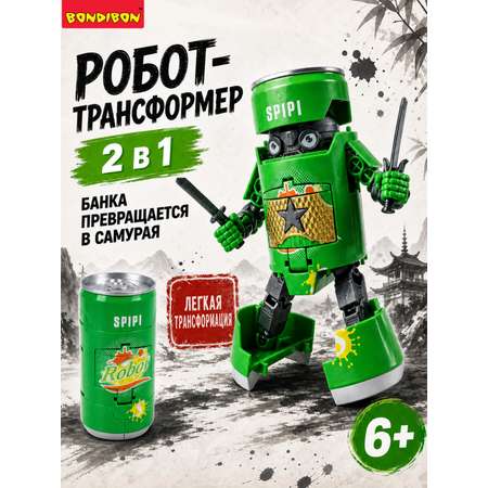 Фигурка Bondibon трансформер Робот Солдат 2в1