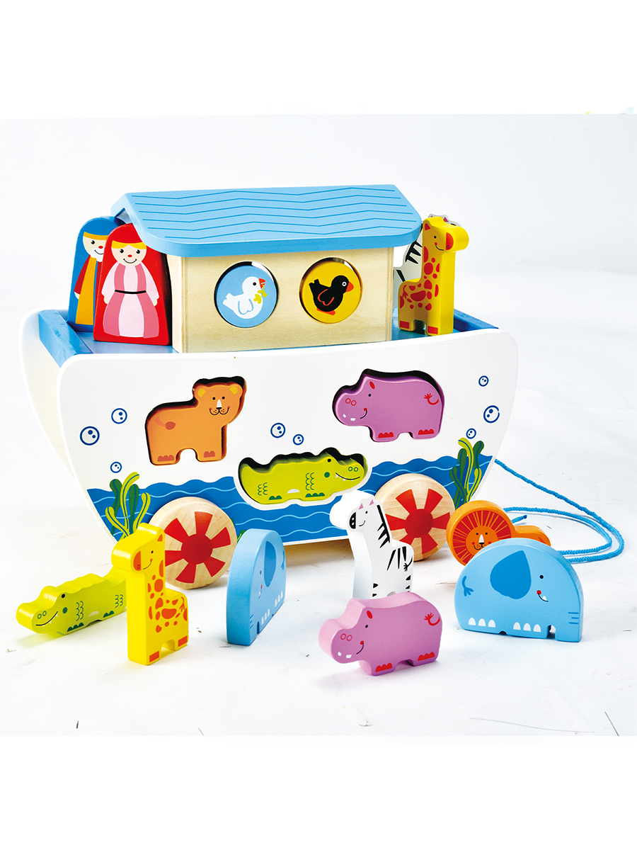 Игрушка Hape сортер Ноев Ковчег - фото 7