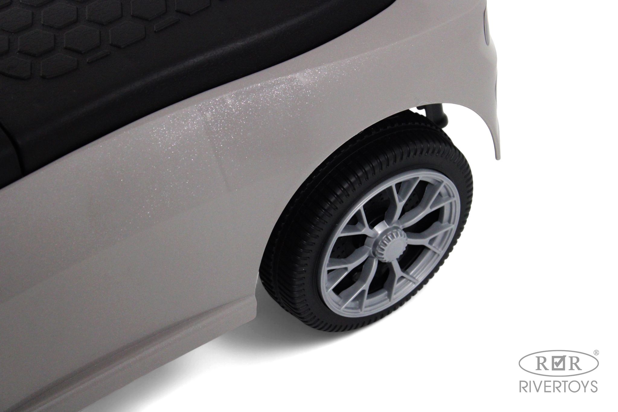 Каталка RIVERTOYS Z004ZZ-M-GREY серый - фото 5