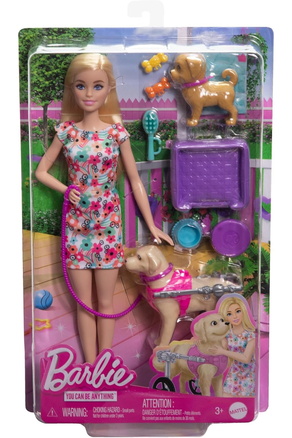 Кукла модельная Barbie Барби и ее собака HTK37 - фото 6