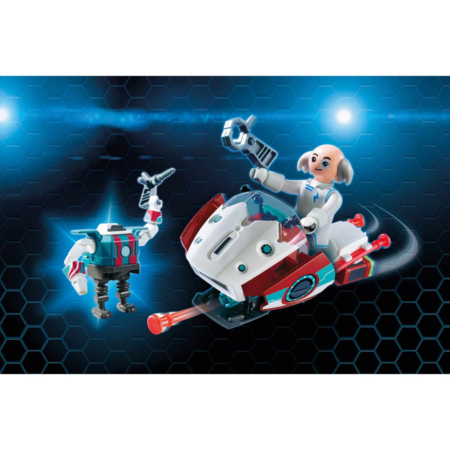 Конструктор Playmobil Супер4 с Доктором Х и робот блочный - фото 5