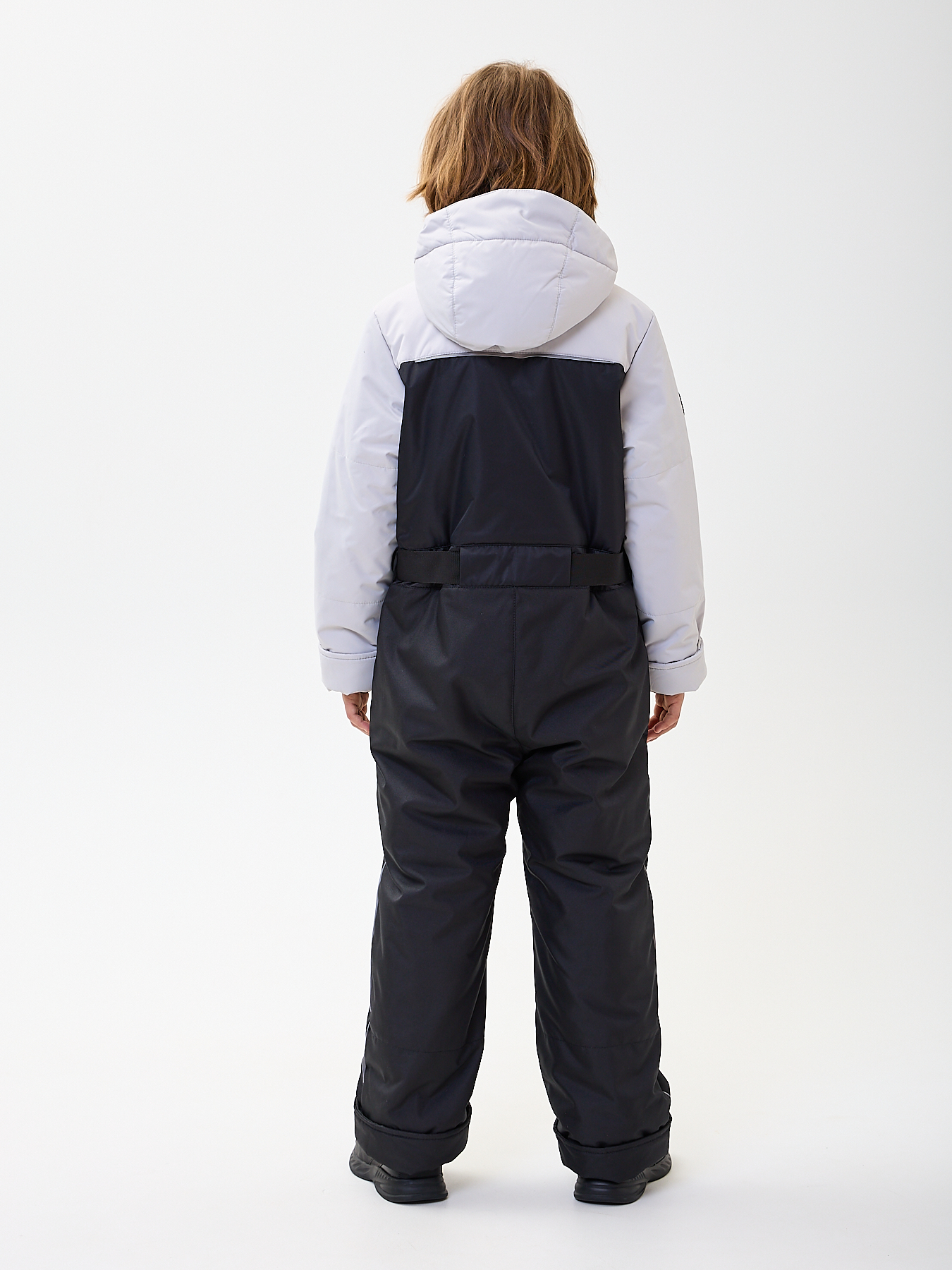 Комбинезон GooDvinKids КМ12019-21/черный_серый - фото 3
