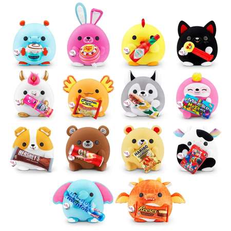 Игрушка мягкая Zuru 5 Surprise Snackles Аксолотль 77511P-W2