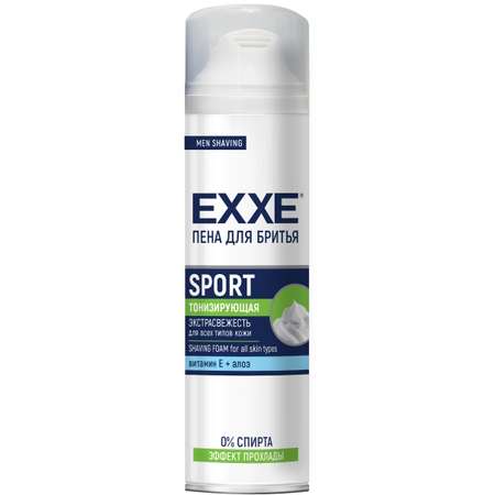 Пена для бритья EXXE Sport energy охлаждающий эффект 200мл