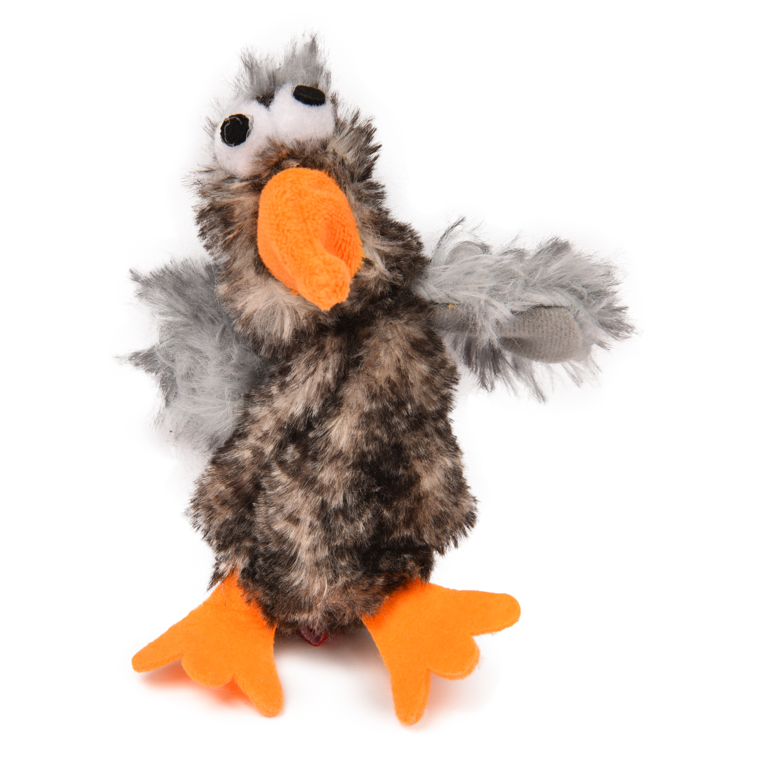 Игрушка для кошек GiGwi Утка с кошачьей мятой 75295 - фото 1