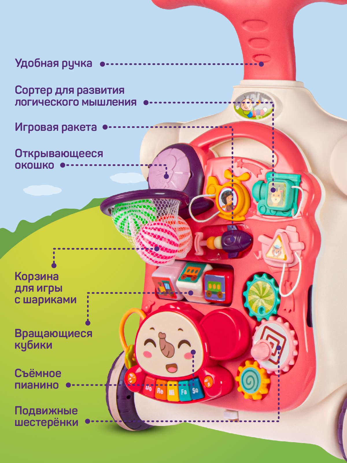 Ходунки Smart Baby - фото 4