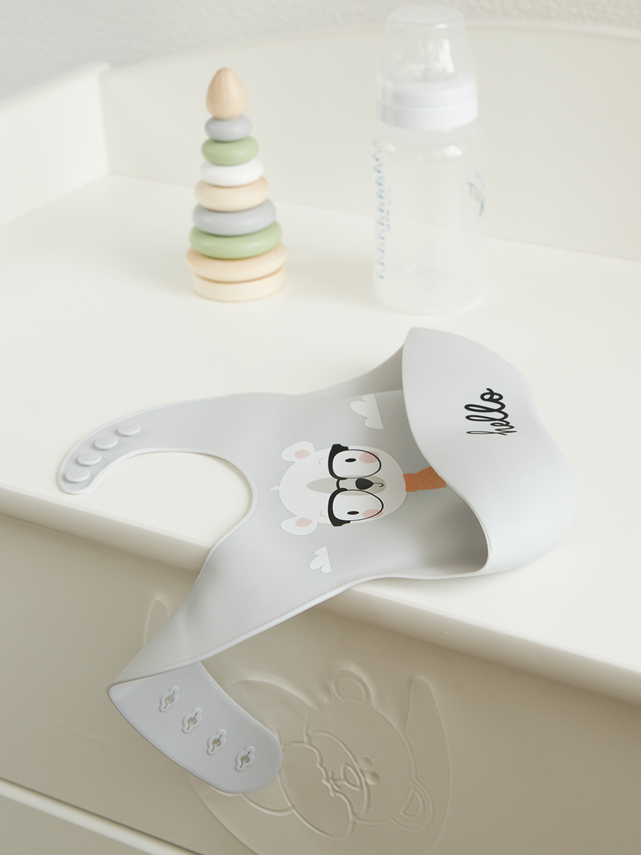 Нагрудник Baby Nice силикон - фото 3