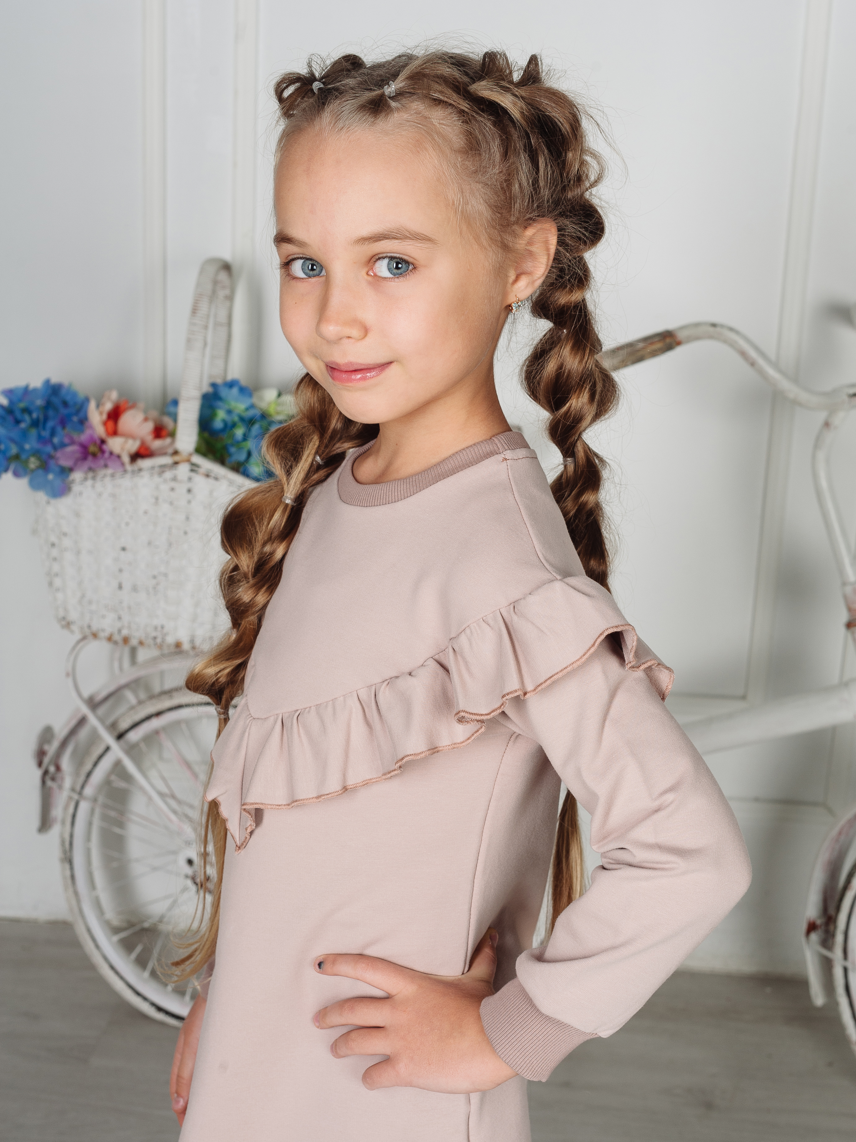 Платье MiloTa ПФ03/бежевый - фото 3