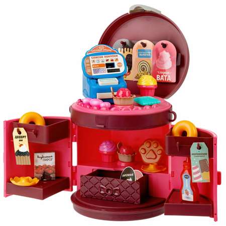 Игровой набор 1TOY продукты, прилавок, касса
