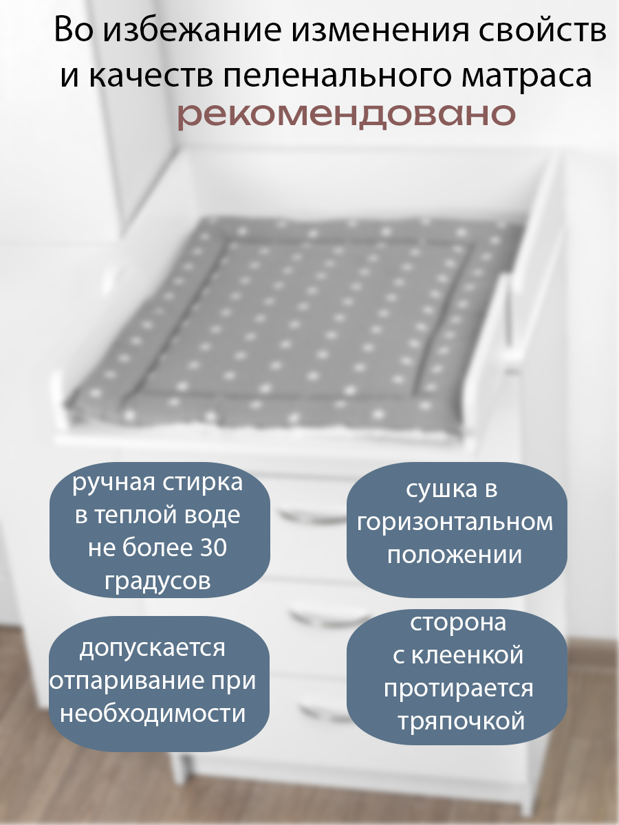 Матрас для пеленания БОНЯМ двухсторонний - фото 4